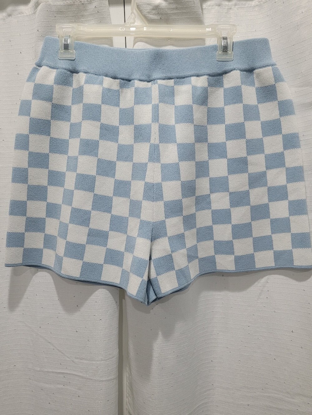 Oak & Fort CHECKERED KNIT SHORT